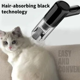 Combs Pet Cat And Dog Hair Absorber Wet And Dry Car Handheld Small Vacuum Cleaner Pet Hair Removal Accessories 120W Blowable Cordless