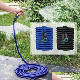 Car Washer 25100Ft Garden Watering Hose Quick Connector Water Expandable Wash Cleaning Flexible Magic Pipe Irrigation Tool Drop Delive Otskw