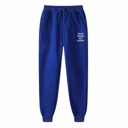 make Mey Not Friends Print Men Woman Joggers Brand Trousers Casual Pants Sweatpants Fitn Workout Running Sporting Clothing L7KI#