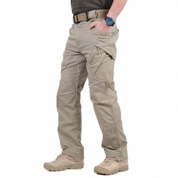 ix9 97% Cott Men Military Tactical Cargo Pants Men SWAT Combat Army Trousers Male Casual Many Pockets Stretch Cott Pants E0Ie#