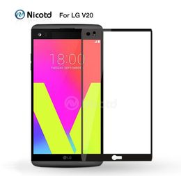 25D Colourful Full Cover Screen Protector Tempered Glass For LG V20 Explosion Proof Protective Film for LG K103693319