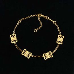 Gold-Charme-Armbänder, geometrischer Armreif, Damen-Anhänger, Schmuck, Designer-goldenes feines Armband, Marke Victory Gate, Seilkette, Handgelenk-Ornament