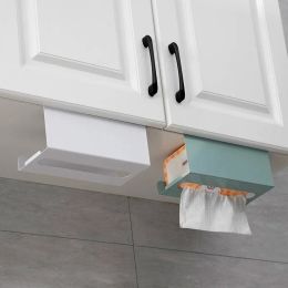 Holders Tissue Box Under Cabinet Paper Towel Holder Multifunctional Iron Strong loadbearing Paper Towel Rack Desk Kitchen Accessories