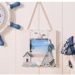 Frames Mediterranean Hanging Decor Ornaments Picture Frame Style Po Decorate