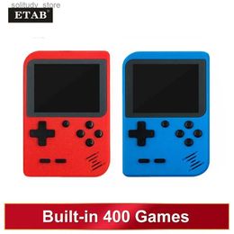 Portable Game Players Retro video game console portable mini handheld 3.0 inch screen childrens game player with built-in 400 games for birthday gifts Q240326