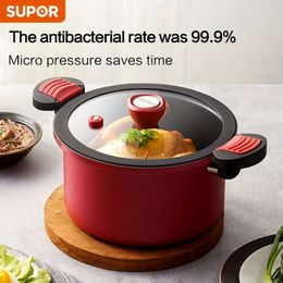Supor Antibacterial Micro Pressure Soup Pot Universal Gas and Induction Cookers - Ideal for Restaurants