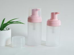 Pink Empty Foam Pump Bottle Spraying Shampoo Container Frosted Plastic Foaming Package Cleanser 100ml 120ml 150ml6911962