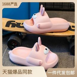 Slippers Woman EVA Slipper Cute Cartoon Shoe For Mum & Kids Korean Beach Slides Anti-slip Home Ladies Zapatillas Chaussons