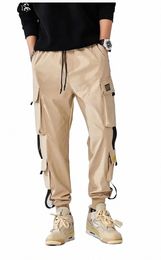 wear-resistant cstructi site workers to work in the summer work wear work pants men strg wear loose-fitting labor pants k40S#