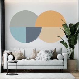 Stickers Geometric Wall Decal Abstract Boho Decal Mid Century Wall Decal Abstract Modern Wall Art Decal for Living Room Wall Sticker Z815