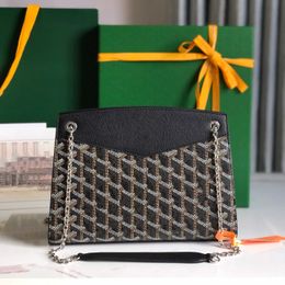 Genuine leather Shoulder Bag Luxury Fashion Women Chain strap Crossbody Bags mirror quality top quality Bussiness Lady Dress Handbag with fulll package