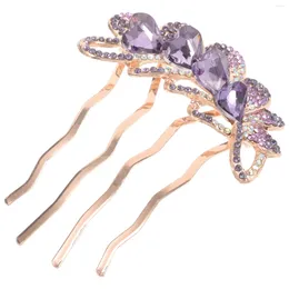 Hair Clips Pins Crystal Comb For Women Accessories Wedding Bride Up Aesthetic Styling