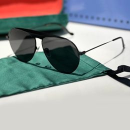 Black Pilot Navigator Sunglasses Black Lenses 0908 Men Women Summer Sunnies Lunettes de Soleil Glasses Occhiali da sole UV400 Eyewear