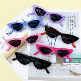 Children's sunglasses Fashion boys girls cat eye silicone soft frame Polarised sun glasses kids UV 400 Protective eyewear Z7334