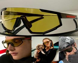 Mens womens sports sunglasses SPS04W Linea Rossa Impavid Glasses Nylon frame front in rubberized black Cedar Colour lens 100 UVAU9052353