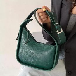 Bag Stone Pattern Square Armpit 2024 High-quality PU Leather Women's Designer Handbag Shoulder Messenger