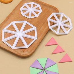 Baking Moulds 3X Fondant Cake Mold Flag Triangle Shape Biscuits Tool Decoration Kitchen Accessories Bakeware Cookie Cutter Stamps