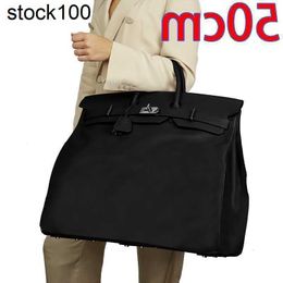 Large Hac Handbag Handbags Family 50cm Bag Brand Designer Customised Version Travel Capacity Men's Bk Genuine Leather