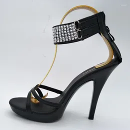 Dance Shoes LAIJIANJINXIA 13CM/5inches PU Upper Fashion Sexy Exotic High Heel Platform Party Women Sandals Pole N017