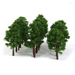 Decorative Flowers 20pcs Model Tree Artificial Micro Landscape Simulation Decoration Railway Props Scene Layout Accessories