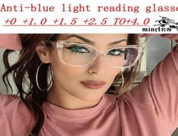 Sunglasses Fashion Cat Eye Reading Glasses Blue Light Blocking Readers For Women Men Anti Glare Lightweight Eyeglasses With Box NX8624758