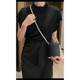 Guangzhou Ouyar South Korea Nano perfume Bag Frosted Black Premium Drawstring Bucket Bag One shoulder messenger handbag6