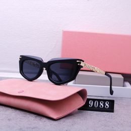 Designer Sunglasses For Men Women Retro Eyeglasses Outdoor Shades PC Frame Fashion Classic Lady Sun glasses Mirrors 5 Colours With Box MM9088