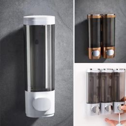 Dispensers 300/600/900ML Liquid Soap Dispenser Wall Mounted Hand Press Soap Dispenser for Bathroom Hotel Shower Gel Shampoo Box 1PC