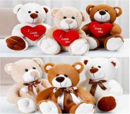 Heart Bear Bow Tie Bear Plush Doll Cute Cartoon Teddy Bear Gift Valentine S Day Gift Plush Toys 25cm9560096