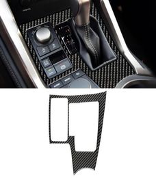 For NX200 200t 300h 2014-2021 LHD RHD Carbon Fibre Car Accessories Gear Shifter Panel Cover Frame Sticker Trim Decoration4340911