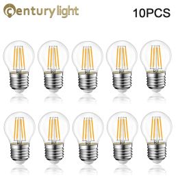 Decorations Retro Edison LED Globe Light Bulb G45 2W 4W 6W E27 2700K 6000K Led Filament Bulb 110V for Garden String Pendant Light Decoration