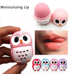 Owl Candy Colour Moisturising Lip Balm Natural Plant Sphere Lip Gloss Lipstick Fruit Embellish Lip Smacker3875203