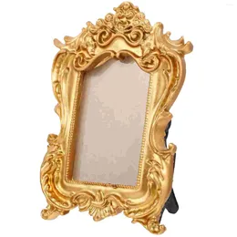 Frames Po Frame Display Holder Vintage Picture Decorative Wedding Decorations For Ceremony Desktop