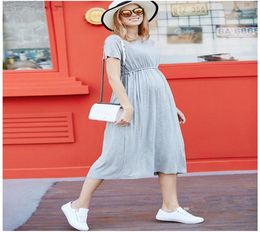 2020 2020 Maternity Dress Pregnancy Clothes Pregnant Women Elegant Lady Dresses Party Modal Party Casual Evening Dress z5KQ4413068