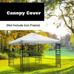 Gazebos Frameless Canopy Cover UV Protection Home Garden Patio Awning Tarpaulin Outdoor Gazebo Top Replacement Cover accessories