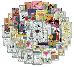 50 PCS Mixed Tarot Divination No Repeating Skateboard Stickers For Car Laptop Fridge Helmet Pad Bicycle Bike Motorcycle PS4 book G9596845