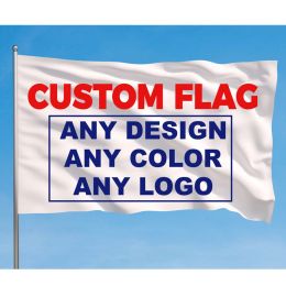 Accessories Custom Flag 130g Knitted Polyester High Quality Fabric Outdoor Using Single Sided Digital Printing Banners