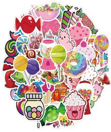 50 PCS Mixed Car Stickers Colorful Candy Cakes For Skateboard Laptop Helmet Pad Bicycle Bike Motorcycle PS4 Notebook Guitar PVC Fr8933281