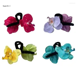 Hair Clips Stylish Flower Barrette Vintage Clip Accessory Soft And Comfortable For Daily Wear Parties J78E