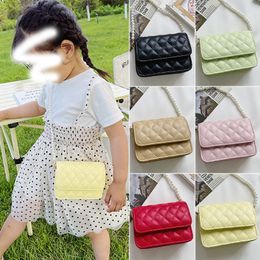 Fashion Designer Kids Baby Handbag Youth Girls Princess Casual Classic Pearl Chain Letter Shoulder Bag Handbags Coin Purses Mini Tote Crossbody Messenger Bags