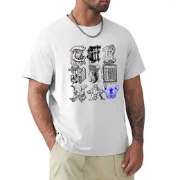 Men's Polos Fear And Hunger Termina Logo T-Shirt Short Sleeve Tee For A Boy Plain Cotton
