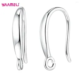 Hoop Earrings Direct Deal 925 Sterling Silver Simple And Irregular Shape Earring Accessories With Circular Holes Anti Slip Drop