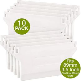 Curtains Vertical Blind Weights 89mm (3.5 inches) Replacement Spares Bottom Weights Slats White (10)