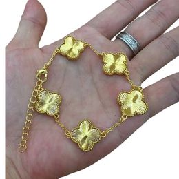 bracelet designer for women Hot selling classic simple natural stone five four leaf bracelet classic ladies girls party wedding Jewellery brand Jewellery gifts