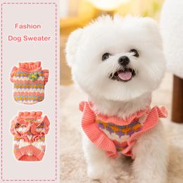 Sweaters Cute Puppy Dog Sweater Winter Dog Knit Sweater Soft Pet Clothing For Small Medium Dogs Cats Clothes Costume Chihuahua Coat