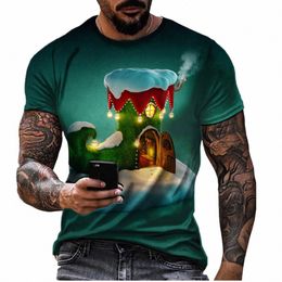 vantage T-Shirts Winter Christmas sock hoose print Blouse funny new years tshirts male vantage Tees Xmas Santa Claus Pullovers y7AS#