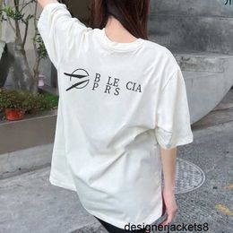 Designer Differentiate the market with high-end luxury and trendy fashion brands, Paris B family couples, the same loose casual short sleeved T-shirt SHO3