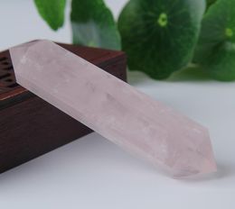 HJT 334inch whole New 100 natural Rose crystal point quartz points reiki healing point crystal Cure chakra spirit energy st1255785