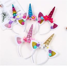 Creative and funny unicorn hairband cartoon cute Halloween party children's performance hair accessories AB11