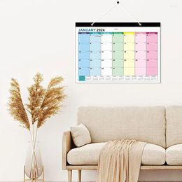 Table Clocks 2024-2025 Desk Calendar Monthly Planner To-do List & Notes Hanging For Office Home Classroom Dormitory